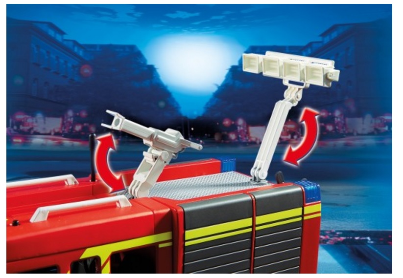 Игровой набор - Пожарная служба: Пожарная машина, со светом и звуком   